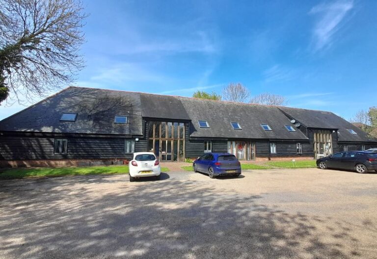 Grade II Listed office suite leased to Synchronous Science Ltd at East Anton Court in Andover, Hampshire