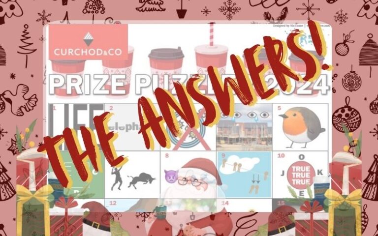 Christmas Puzzler 2024 – the answers!